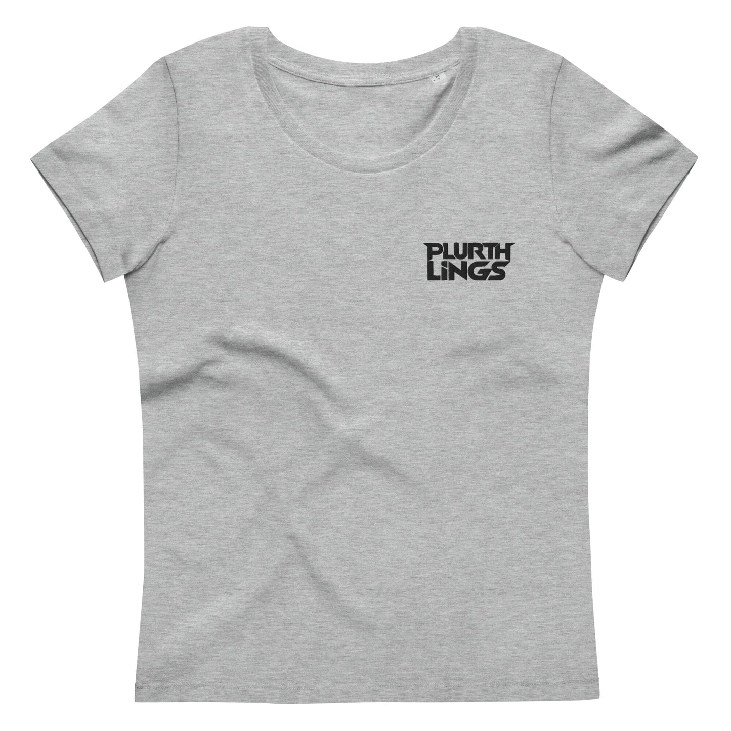 Plurthlings Embroidered Women's Fitted Eco Tee PLURTHLINGS