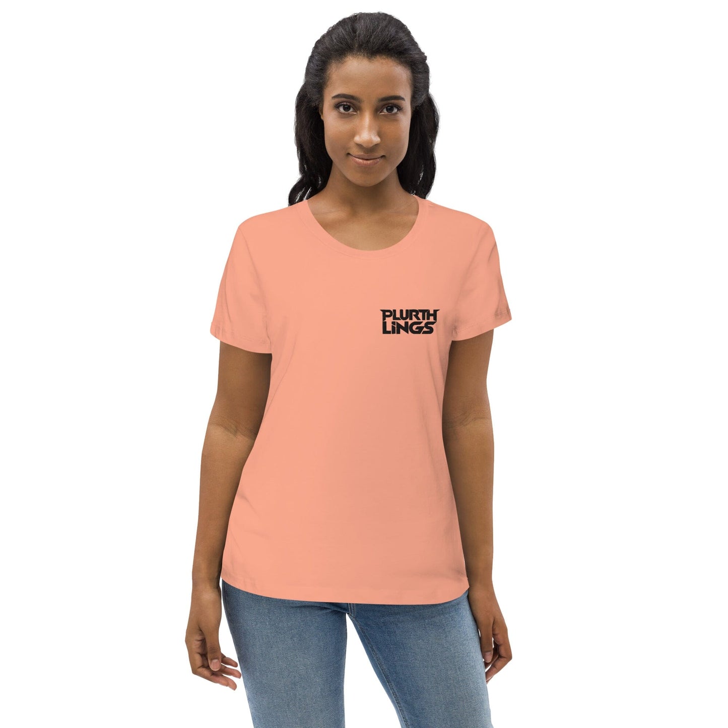 Plurthlings Embroidered Women's Fitted Eco Tee PLURTHLINGS