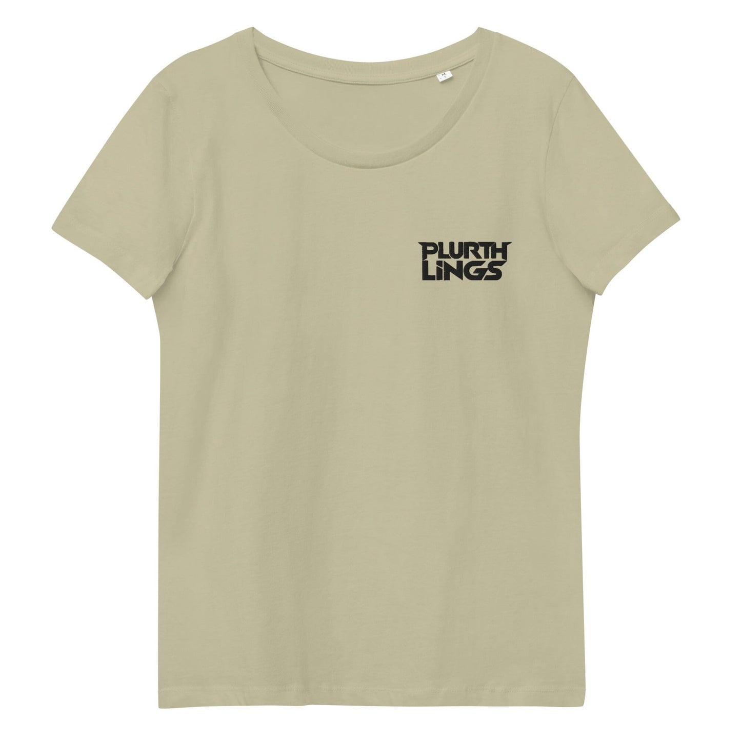 Plurthlings Embroidered Women's Fitted Eco Tee PLURTHLINGS