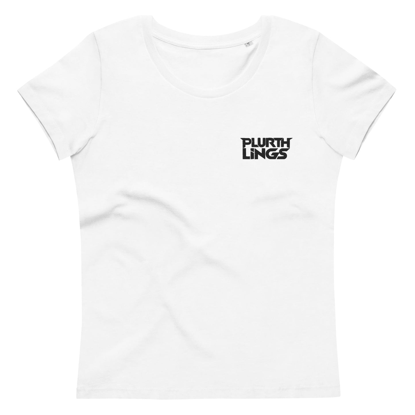Plurthlings Embroidered Women's Fitted Eco Tee PLURTHLINGS