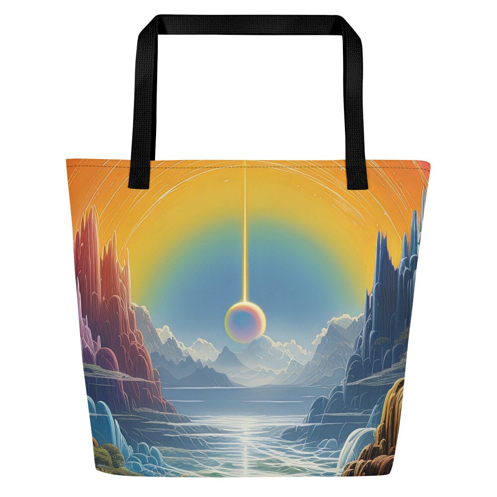 Rave Pop Frontier Large Tote Beach Bag PLURTHLINGS 