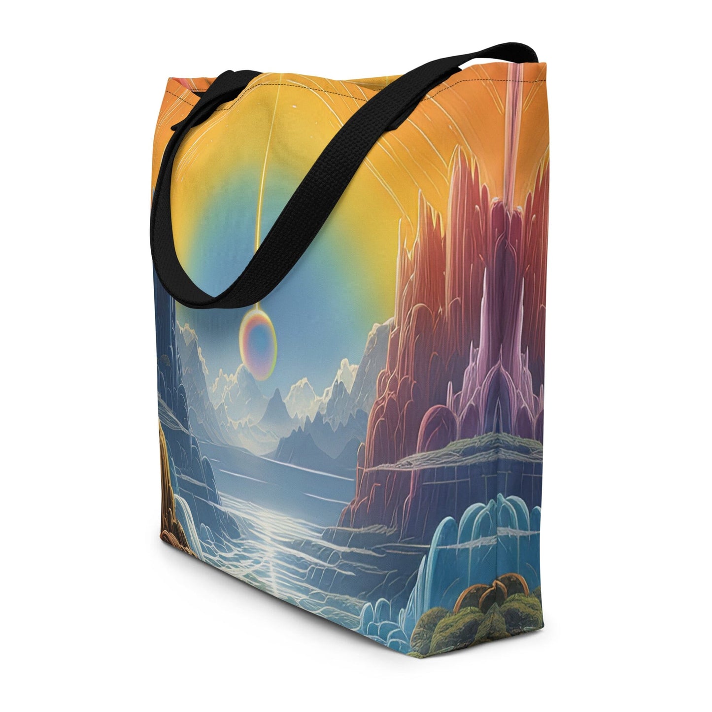 Rave Pop Frontier Large Tote Beach Bag PLURTHLINGS 