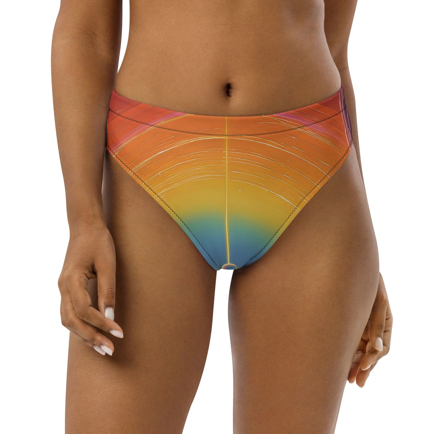 Rave Pop Frontier High-Waisted Bikini Bottom PLURTHLINGS 