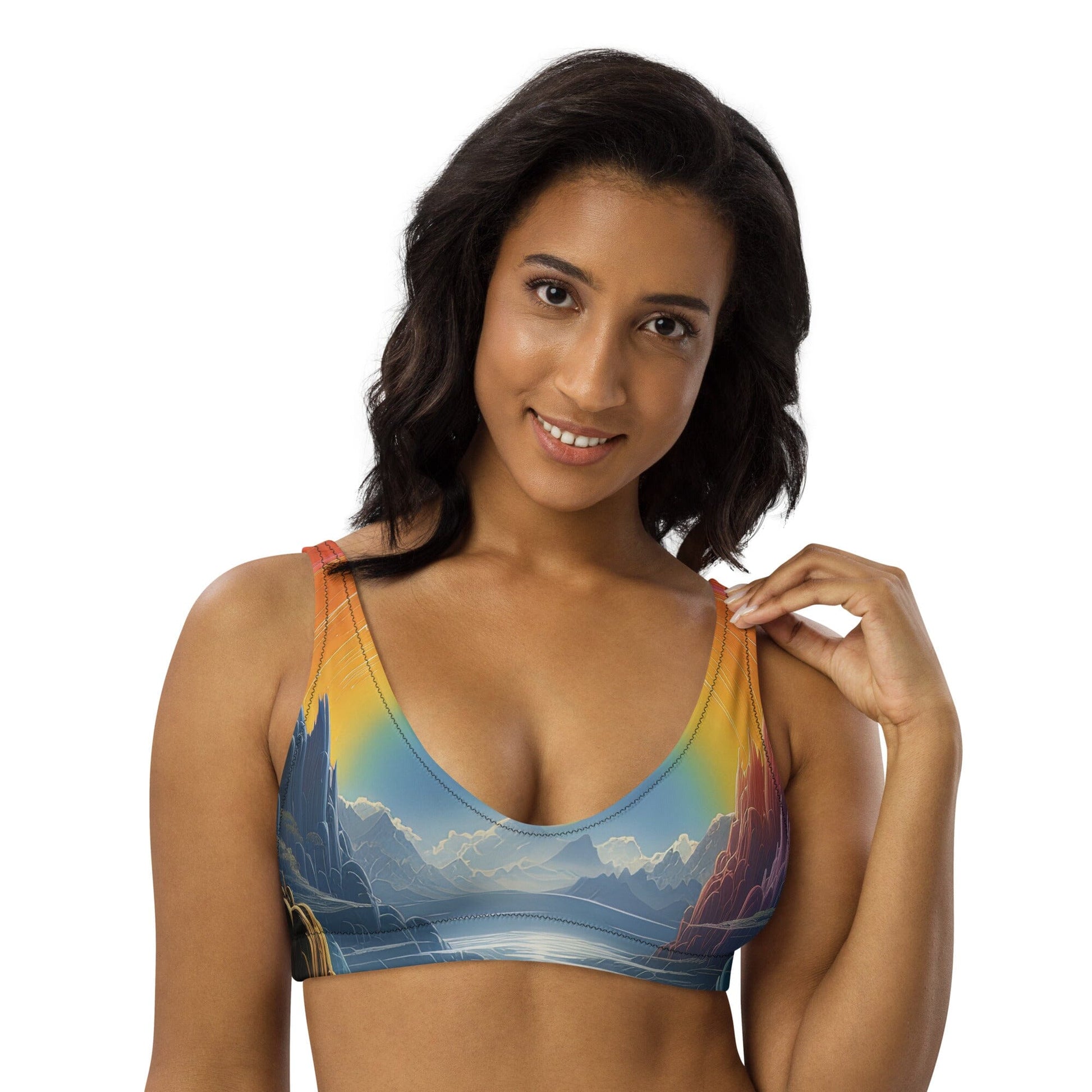 Rave Pop Frontier Padded Bikini Top PLURTHLINGS 