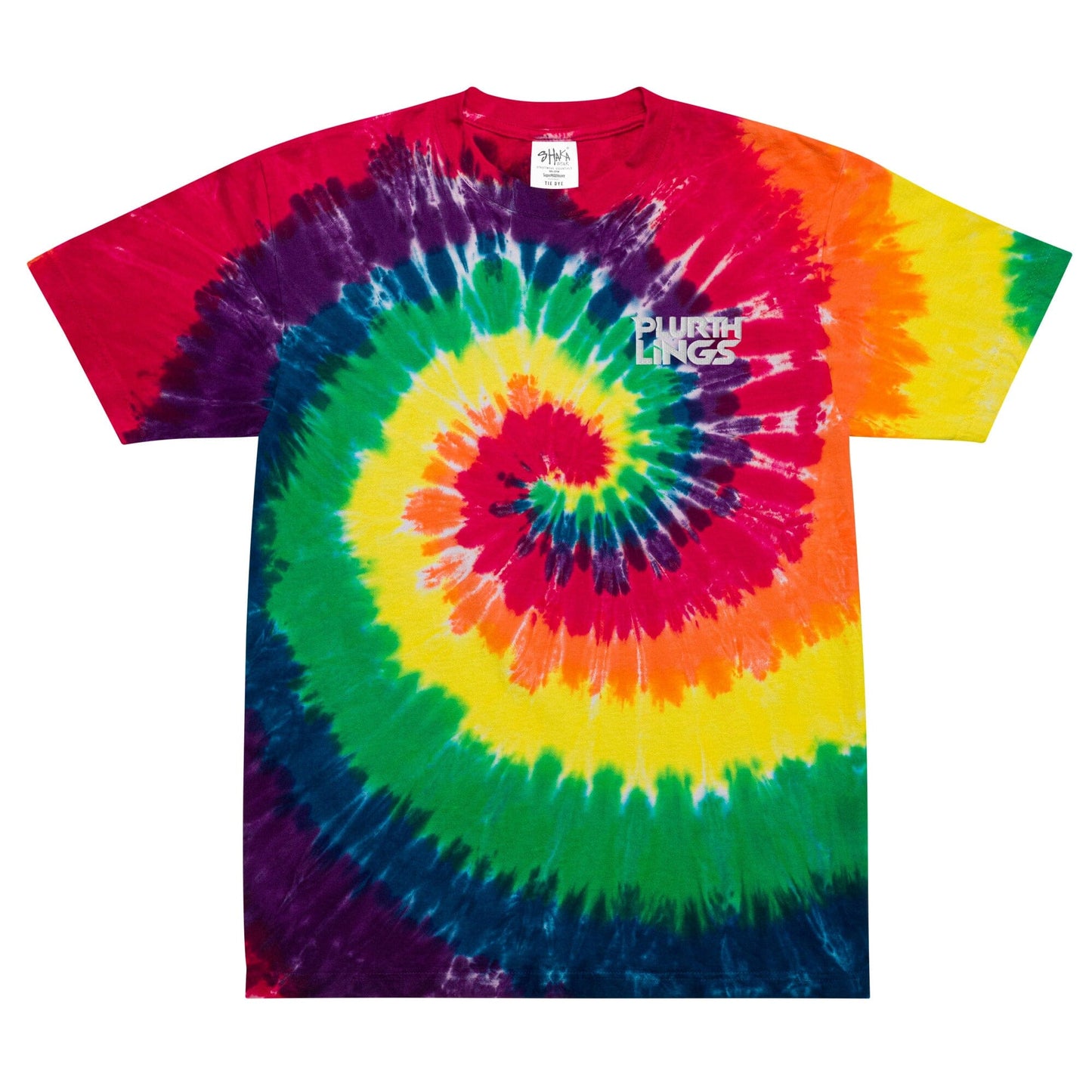 Plurthlings Logo Oversized Tie-Dye T-Shirt PLURTHLINGS 