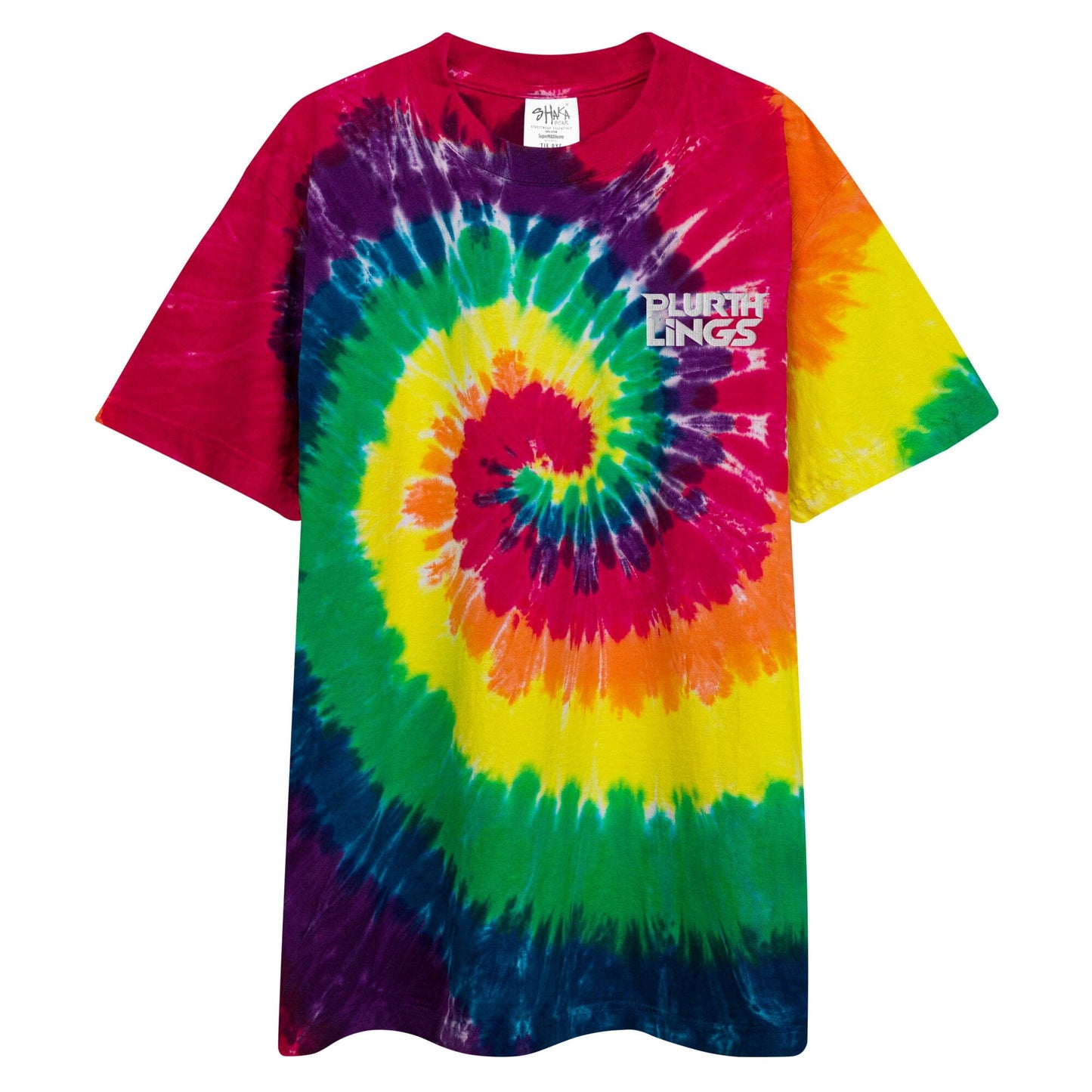 Plurthlings Logo Oversized Tie-Dye T-Shirt PLURTHLINGS 