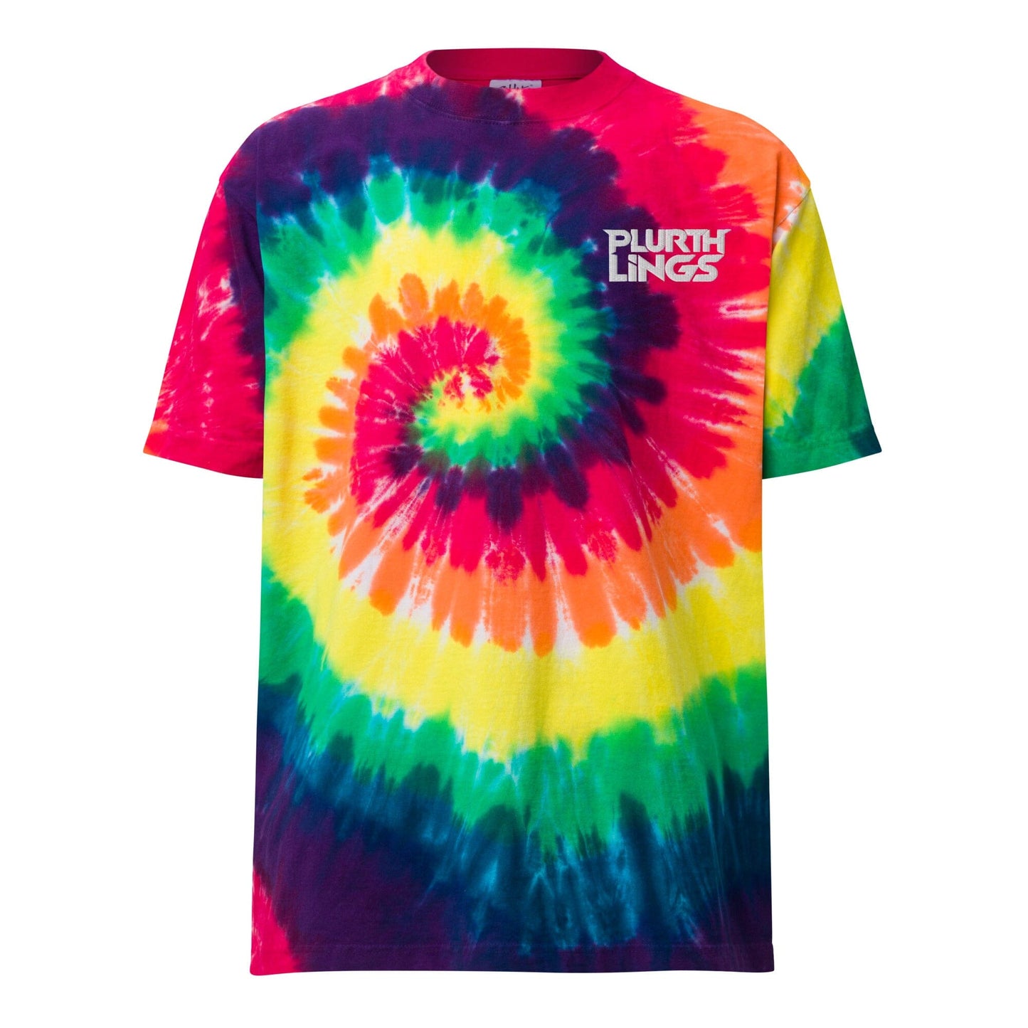 Plurthlings Logo Oversized Tie-Dye T-Shirt PLURTHLINGS 