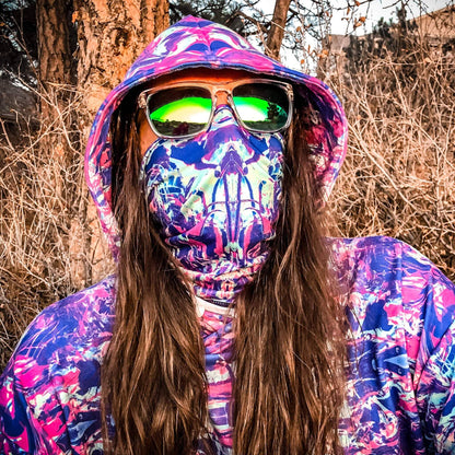 Popcorn Face Covering PLURTHLINGS Neck Gaiter 