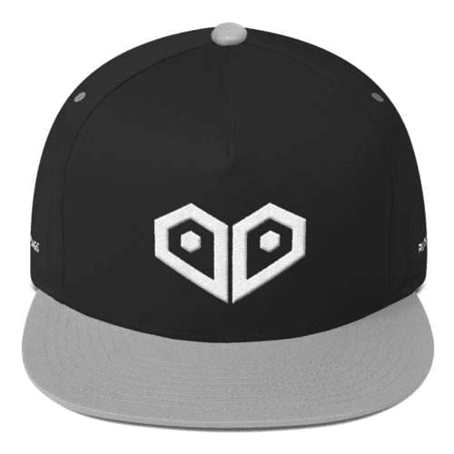 Plurthlings OG Snapback Hat Hats Printful Black/ Grey 