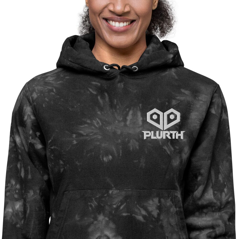 PLURTH Embroidered Logo Tie Dye Hoodie PLURTHLINGS