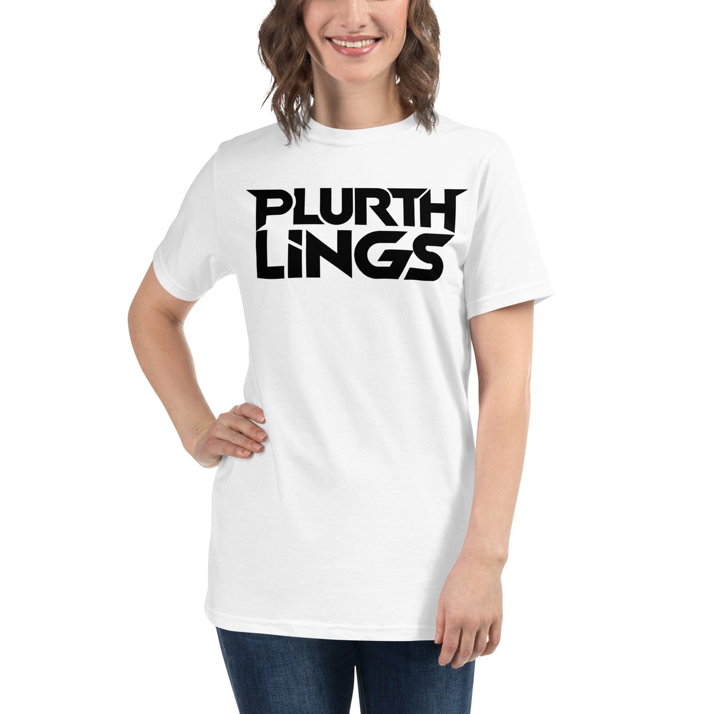 Plurthlings Organic Logo T-Shirt PLURTHLINGS White S 
