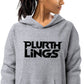 Plurthlings Embroidered Logo Eco-Sueded Fleece Hoodie PLURTHLINGS Athletic Heather XS 