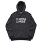 Plurthlings Embroidered White Logo Eco-Sueded Fleece Hoodie PLURTHLINGS 