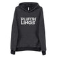 Plurthlings Embroidered White Logo Eco-Sueded Fleece Hoodie PLURTHLINGS 