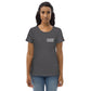 Plurthlings Embroidered Women's Fitted Eco Tee PLURTHLINGS Anthracite S 