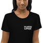 Plurthlings Embroidered Women's Fitted Eco Tee PLURTHLINGS 