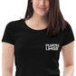 Plurthlings Embroidered Women's Fitted Eco Tee PLURTHLINGS 