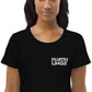 Plurthlings Embroidered Women's Fitted Eco Tee PLURTHLINGS 