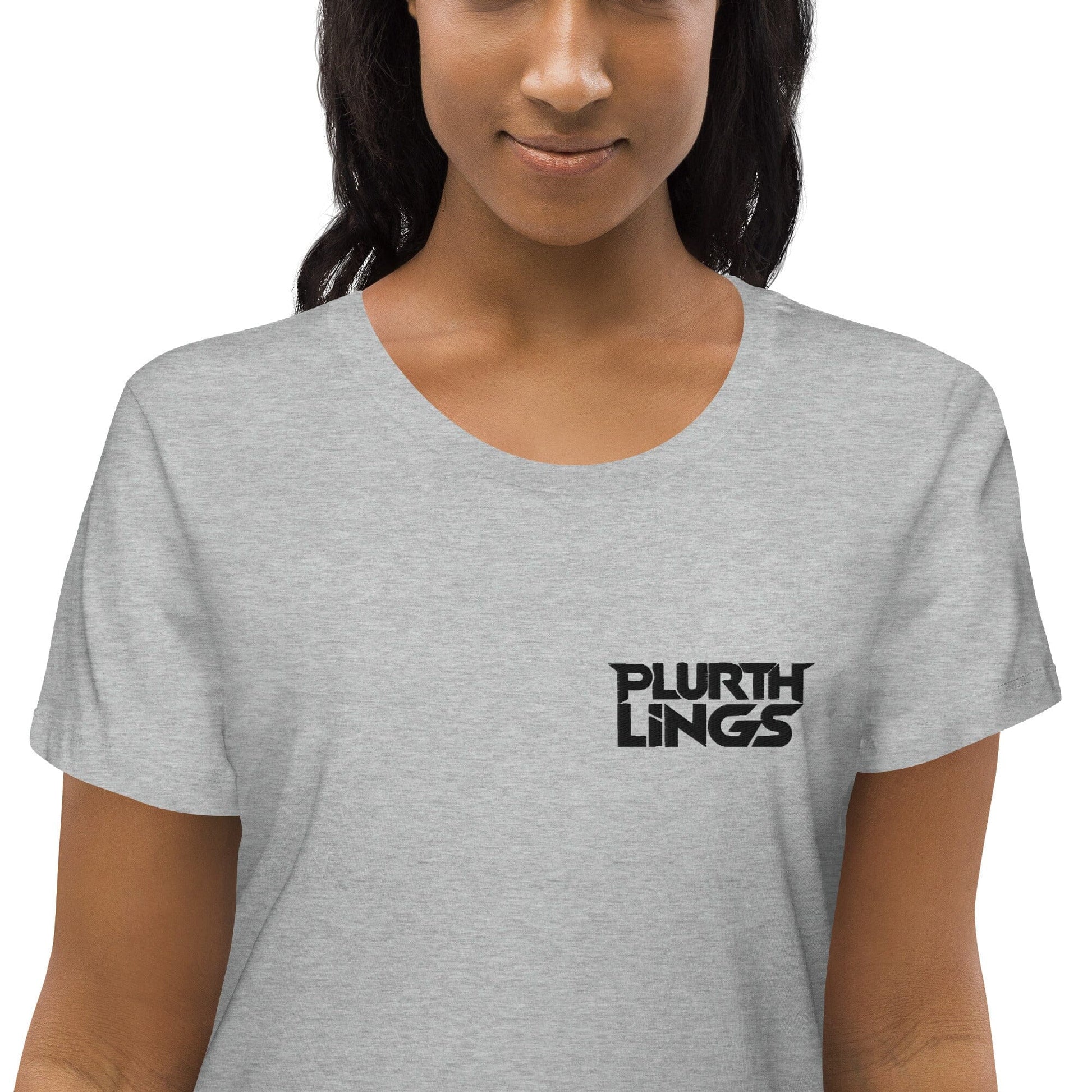 Plurthlings Embroidered Women's Fitted Eco Tee PLURTHLINGS 