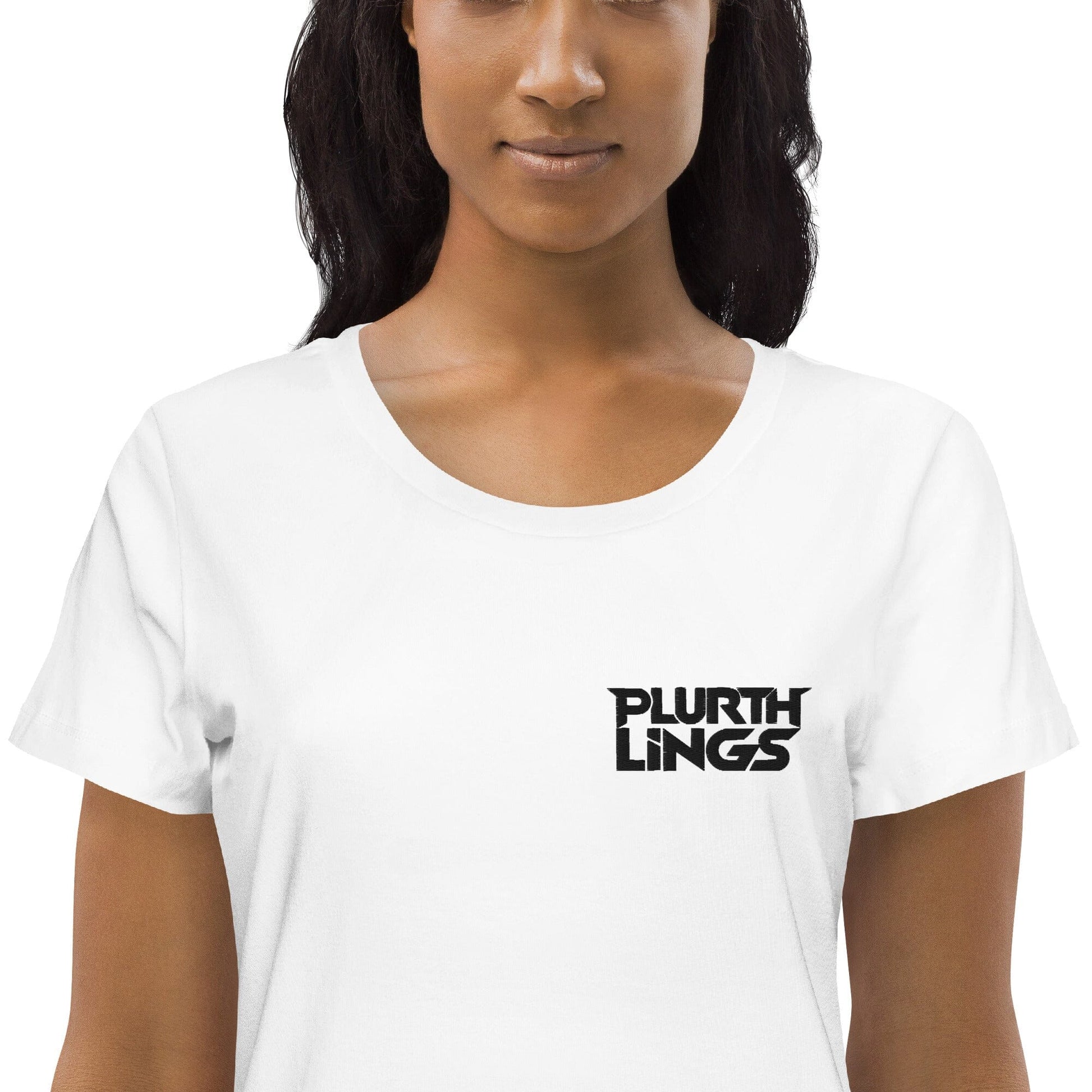 Plurthlings Embroidered Women's Fitted Eco Tee PLURTHLINGS 